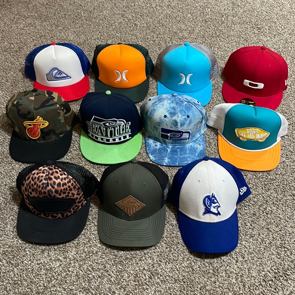 SnapBack hat lot.
